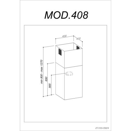 SIRIUS - Páraelszívó MO-408 - Inox