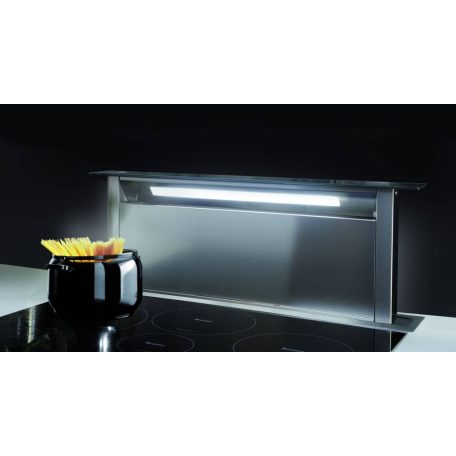 SIRIUS - Páraelszívó S-DD2 TC/L EM 118 Fekete üveg/inox motor nélkül