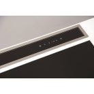 SIRIUS - Páraelszívó S-DD2 TC/L EM 86 fekete üveg/inox motor nélkül