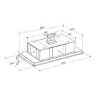 SIRIUS - Páraelszívó SLT-958 EM H200 TW Inox motor nélkül