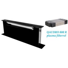   SIRIUS - Páraelszívó Balance S-DD18 EM fekete motor nélkül + QUADRO 800 R plazma szűrő