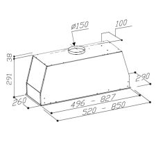 SIRIUS - Páraelszívó SL-927 ANTI-DROP 85 cm fekete