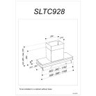 SIRIUS - Páraelszívó SLTC-928 TW 90 cm inox