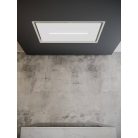 SIRIUS - Páraelszívó SLT-971 EM 90 cm H 160 TW Fehér üveg motor nélkül + ajándék CATA mikro MW-5120 DG