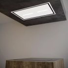 SIRIUS - Páraelszívó SLT-971 EM 120 cm H 160 TW Fehér üveg motor nélkül + ajándék CATA mikro MW-5120 DG