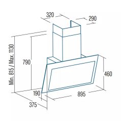 CATA - Páraelszívó Thalassa EVO 900 GBK/A - Fekete