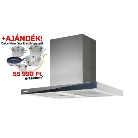 CATA - Páraelszívó ISLA LEGEND 900 XGBK + CATA NEW YORK edényszett
