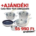 CATA - Páraelszívó ISLA LEGEND 900 XGBK + CATA NEW YORK edényszett
