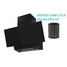 CATA - Páraelszívó THALASSA 900 GBK fekete + plazma filter RONDO 1000/210