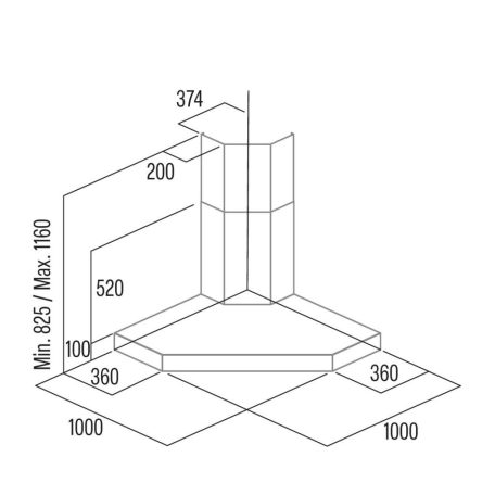 CATA - Páraelszívó ANGOLO BOX 1000 X/C