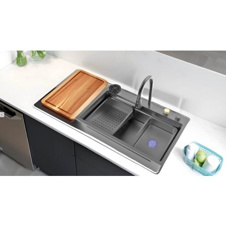 CATA OUTLET - Mosogatótálca CDC-75 40 SBK fegyveracél - Kiállított bemutató termék!