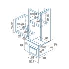 CATA - Beépíthető sütő MDS-8211 FB AIR FRYER