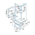 CATA - Beépíthető sütő MDS-8108 FB - Fekete