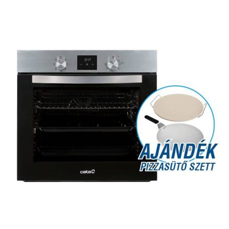 CATA - Beépíthető sütő MDS-8007 X + Ajándék Pizzasütő szett!