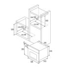 CATA - Beépíthető sütő MDS-8007 X + Ajándék Pizzasütő szett!