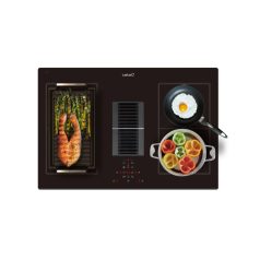   CATA - AS-750Indukciós főzőlap beépített páraelszívóval - ComboHob + plazma filter QUADRO 800 R