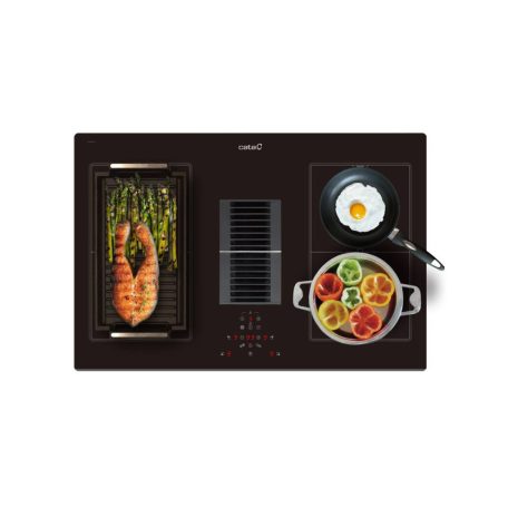 CATA - AS-750Indukciós főzőlap beépített páraelszívóval - ComboHob + plazma filter QUADRO 800 R