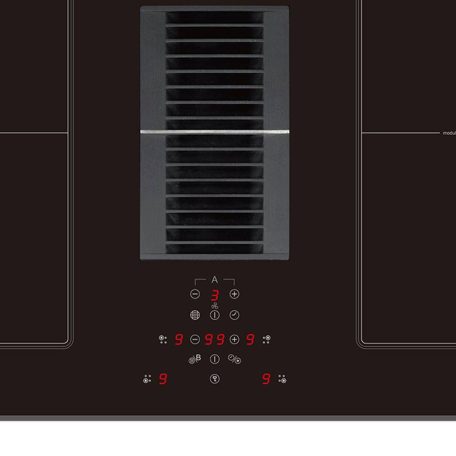 CATA - AS-750Indukciós főzőlap beépített páraelszívóval - ComboHob + plazma filter QUADRO 800 R