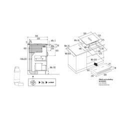   CATA - AS-600 indukciós főzőlap beépített elszívóval + plazma filter QUADRO 800