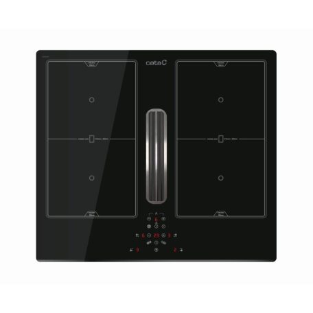 CATA - AS-600 indukciós kerámialap beépített elszívóval + CATA NEW YORK edényszett - ComboHob