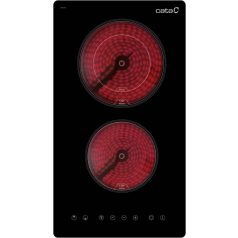 CATA - Beépíthető domino kerámia főzőlap TD-3002 BK/B