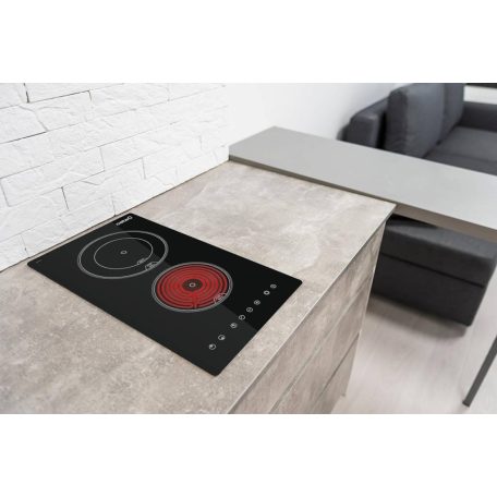 CATA - Beépíthető domino kerámia főzőlap TD-3002 BK/B