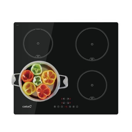 CATA - Beépíthető indukciós főzőlap IB-6324 E2 BK Hob to Hood