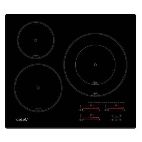 CATA - Beépíthető indukciós főzőlap INSB-6028 BK fekete Hob to Hood