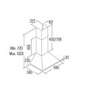 CATA - Páraelszívó OMEGA 600 fehér WH/M