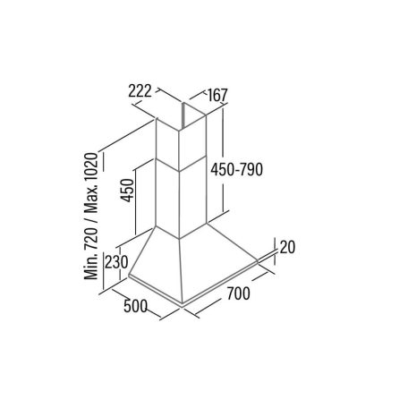 Cata - Páraelszívó OMEGA 700 X/M inox