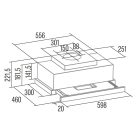 Cata - Páraelszívó TFH-6830/A GBK LED brushless fekete