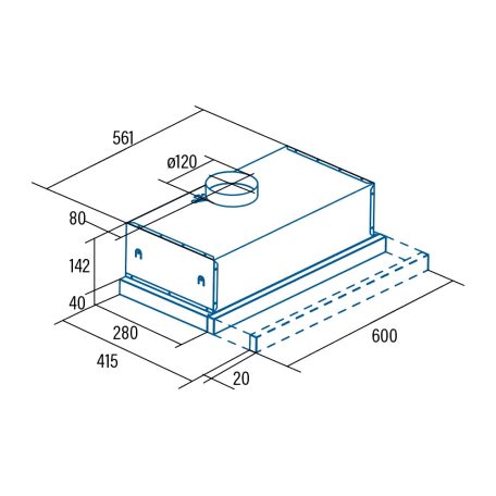 Cata - Páraelszívó ATH-41 GWH