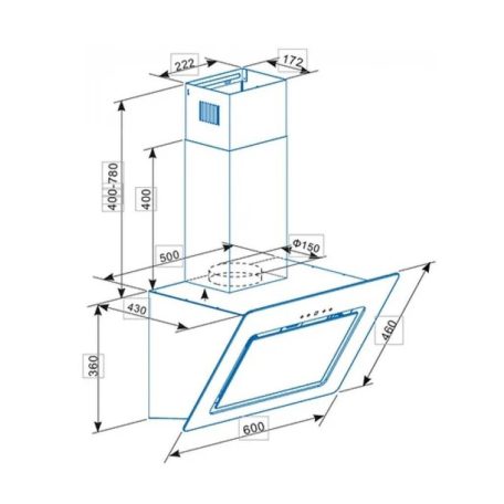 Cata - Páraelszívó AG6-A600 XGWH fehér