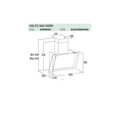   CATA - Páraelszívó VALTO 900 XGBK - A készlet erejéig rendelhető!