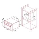 NODOR - Beépíthető sütő NorChef MO-4800 DB