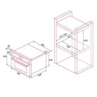 NODOR - Beépíthető sütő NorChef MO-4800 SW