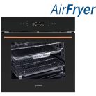 NODOR - Beépíthető sütő NorChef MO-6800 CU fekete/réz AIR FRYER