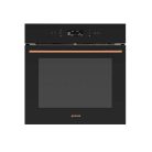 NODOR - Beépíthető sütő NorChef MO-6800 CU fekete/réz AIR FRYER