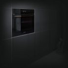 NODOR - Beépíthető sütő NorChef MO-6800 CU fekete/réz AIR FRYER