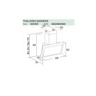 CATA - Páraelszívó THALASSA 600 XGWH/F fehér Hob to Hood