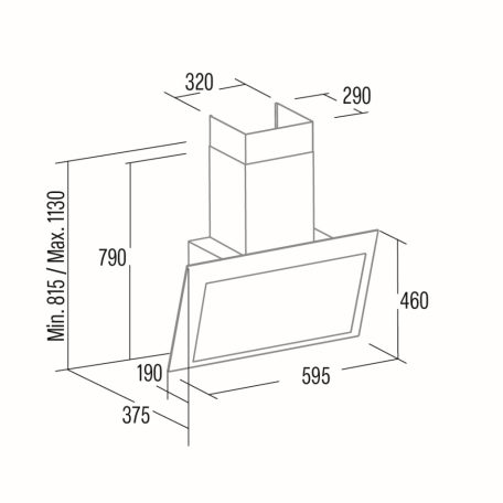Cata - Páraelszívó Thalassa EVO 600 GBK fekete