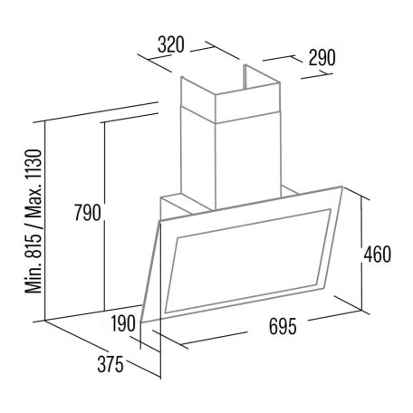 Cata - Páraelszívó Thalassa EVO NO drip 700 GBK fekete