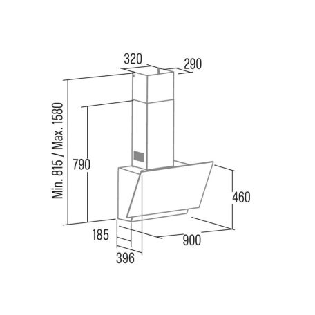 CATA - Páraelszívó Thalassa 900 GWH fehér