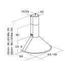 CATA OUTLET - Páraelszívó Q-7760 inox - Szépséghibás termék!