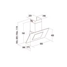 Cata OUTLET - Páraelszívó THALASSA 900 BK SILENT SPLIT EXT külső motorral - Kiállított bemutató termék!