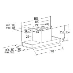 Cata - Páraelszívó CORONA NO DRIP 120 X inox