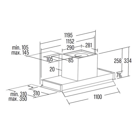 Cata - Páraelszívó CORONA NO DRIP 120 X inox