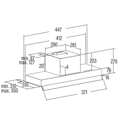 Cata - Páraelszívó ARMONIA 45 X inox