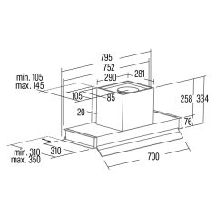 Cata - Páraelszívó CORONA NO DRIP 80 X inox