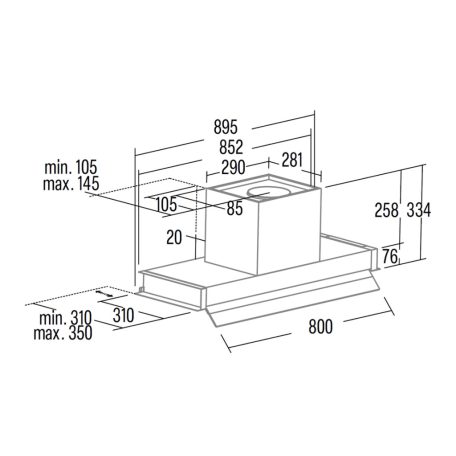 Cata - Páraelszívó CORONA NO DRIP 90 X inox